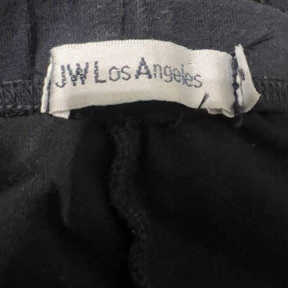 JW Johnny Was Leggings Small Black Embroidered Stretch Boho Cotton Pull On - Picture 7 of 8